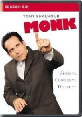  - 탐정 몽크 시즌 6 (Monk: Season 6) (지역코드1)(한글무자막)(DVD) - DVD