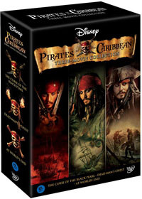 캐리비안의 해적 3부작 박스 세트 - DVD