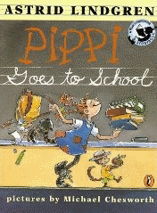 Pippi Goes to School (Paperback)