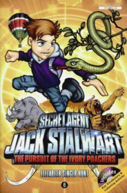 Secret Agent Jack Stalwart #6 : The Pursuit of the Ivory Poachers - Kenya (Paperback+ CD:2)