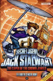 Secret Agent Jack Stalwart #4 : The Caper of the Crown Jewels - England (Paperback+ CD:2)