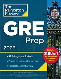 Princeton Review GRE Prep, 2023