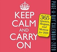 <font title="Keep Calm and Carry on Page-A-Day Calendar 2020">Keep Calm and Carry on Page-A-Day Calend...</font>