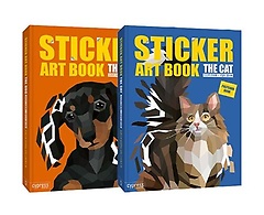 <font title="스티커 아트북(Sticker Art Book) 엽서북 세트 2: 고양이, 강아지">스티커 아트북(Sticker Art Book) 엽서북 ...</font>